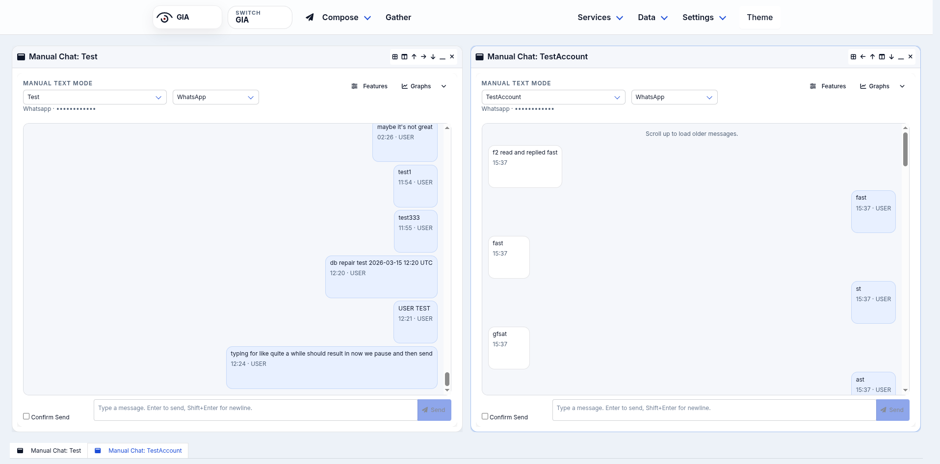Compose view in light mode